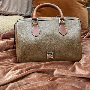 Dooney & Bourke Women's Pebble Grain Barrel Leather Satchel Bag